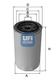 Filtr oleju 23.249.00 UFI