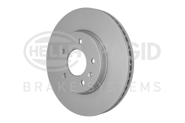 Tarcza hamulcowa przód 8DD 355 128-811  HELLA