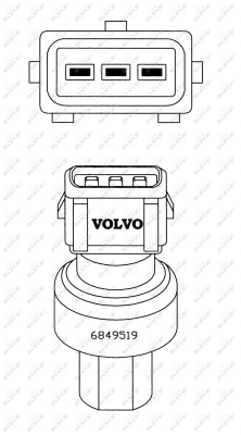 Czujnik Ciśnienia Układu Klimatyzacji Volvo V70 I Kombi P80 2.5 Tdi (140Km) Części Samochodowe | Motoneo