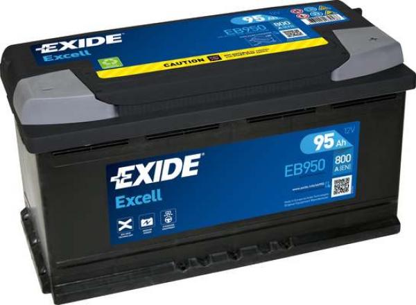 Akumulator 95AH/800A EXCELL P+ EB950 EXIDE