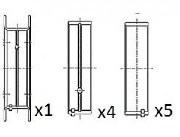 Tuleja łożyska wału korbowego BM1009-010  FAI AutoParts