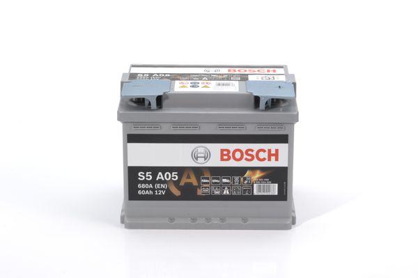 Akumulator 60AH/680A P+ START-STOP AGM 0 092 S5A 050 BOSCH. 