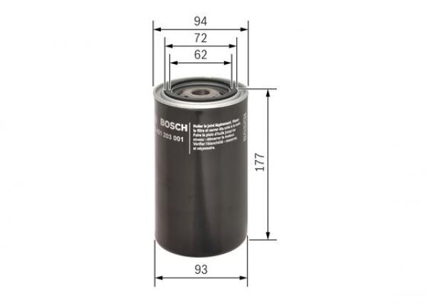 Filtr oleju 0 451 203 001 BOSCH