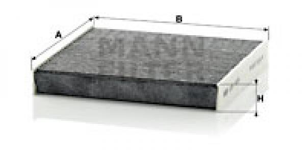 Filtr kabinowy CUK 1919  MANN-FILTER