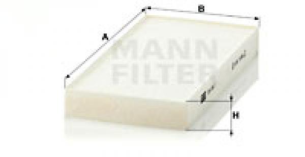 Filtr kabinowy CU 1811-2  MANN-FILTER