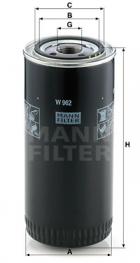 Filtr oleju W 962  MANN-FILTER