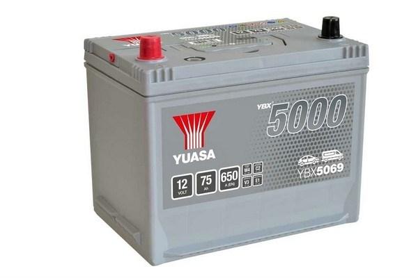 Akumulator 75AH/640A L+ ELITE YBX5069 YUASA. 
