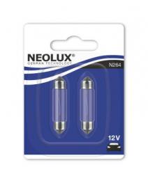 Zarowka c10w 10w 12v 41mm blister podwojny N264-02B  NEOLUX