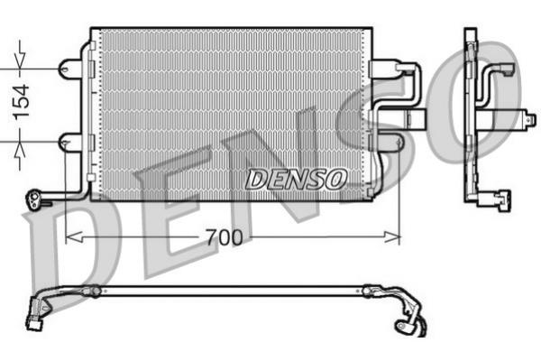 Chłodnica klimatyzacji DCN32017 DENSO. 