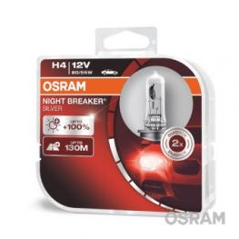 Żarówka H4 60/55W 12V NIGHT BREAKER SILVER +100% 64193NBS-HCB  OSRAM