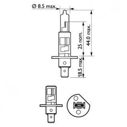 Żarówka H1 55W 12V 12258PRC1  PHILIPS