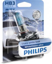 Żarówka hb3 55W white vision ultra 1 szt 9005WVUB1 PHILIPS. 