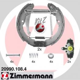 Szczęki hamulcowe + cylinderki 20990.108.4 ZIMMERMANN