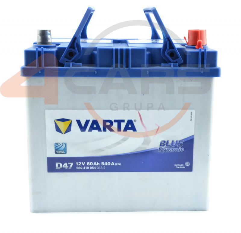 Akumulator 60AH/540A 12V P+ / D47 - BLUE DYNAMIC 5604100543132 VARTA